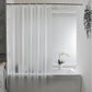 Bathroom Shower Curtain EVA Translucent Silk Pattern Waterproof Shower Curtain Free Perforated Partition Curtain