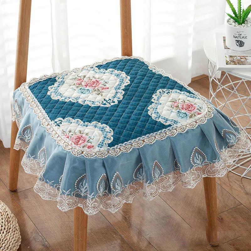 Cushion Home Dining Chair Cushion Four Seasons Universal European-style Anti-slip Board Stool Cover Cushion