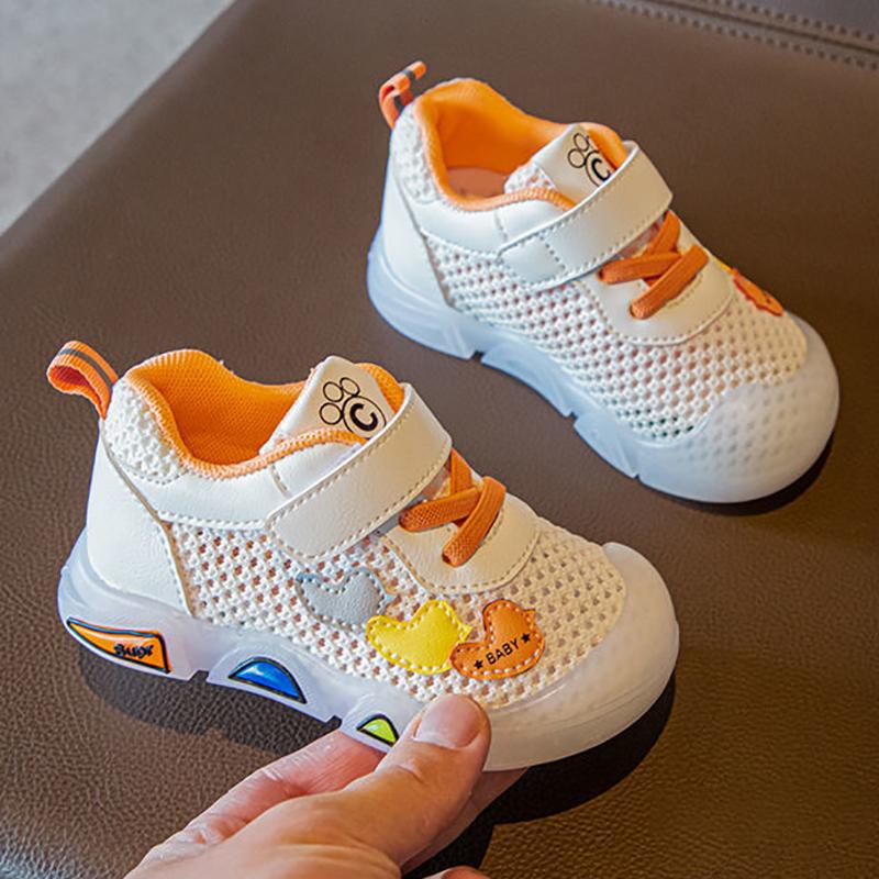 Children's Sports Shoes Summer Boys' Functional Shoes Girls' Toddler Shoes Hollow and Breathable Mesh Baby Shoes