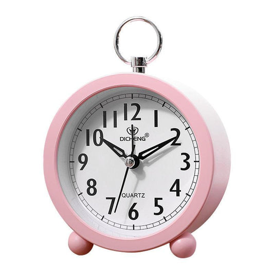 Alarm Clock Children Student Cartoon Mute Fashion Creative Bedside Alarm Table Dedicated Bedroom Desk Lazy Clock Desk Clock