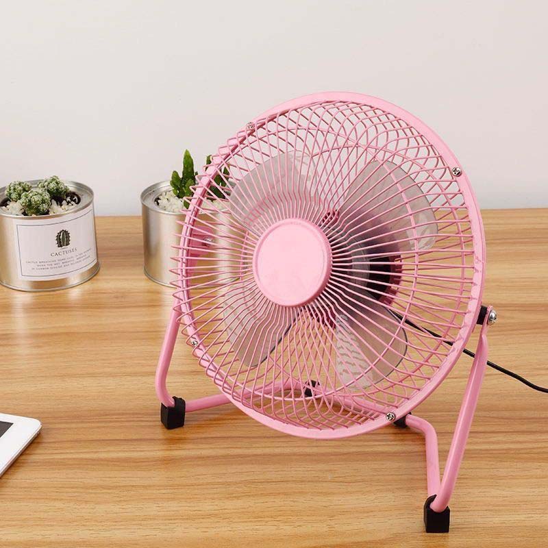 Small Fan USB Fan Desktop 8 Inch Mini Silent Desk Fan Portable Fan