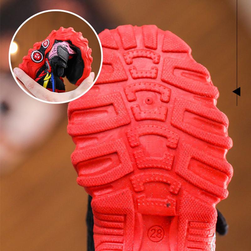 Spring and Summer Wave Bottom Children's Sneakers Casual Net Shoes Children's Sports Shoes Breathable Cartoon Children's Shoes