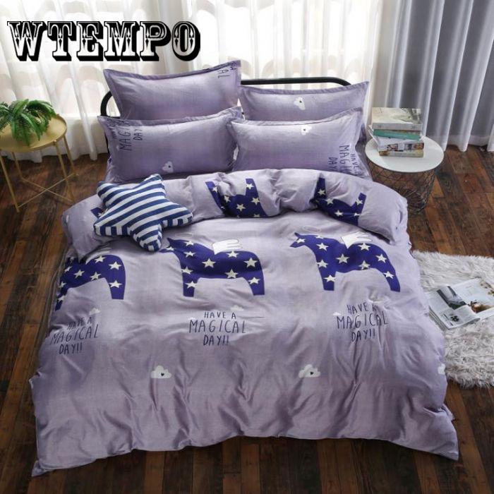 WTEMPO Brand Bedding Set Strawberry Printing Bedclothes Bedding Decor Comfortable Bedding Sets