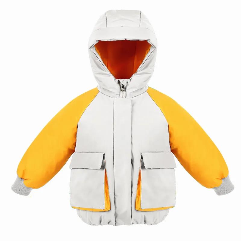 Winter Children's Warm and Windproof Quilted Jacket Hooded Down Padded Jacket