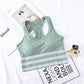 Women's Fashion Fitness Solid Color Sleeveless Halter Cross Bandage Sportswear Vest