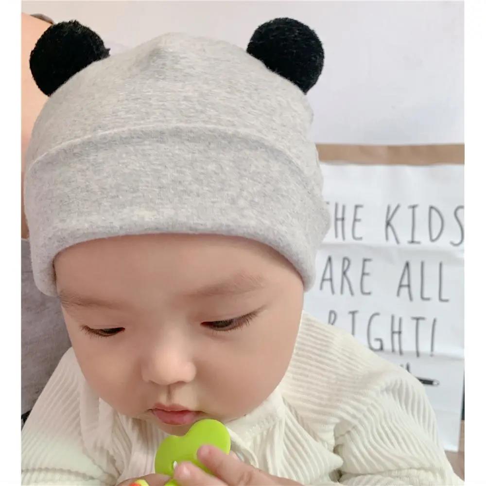 Baby Hat Spring and Autumn Winter Newborn Boys and Girls Baby Cotton Thickened Fetal Hat Boneless