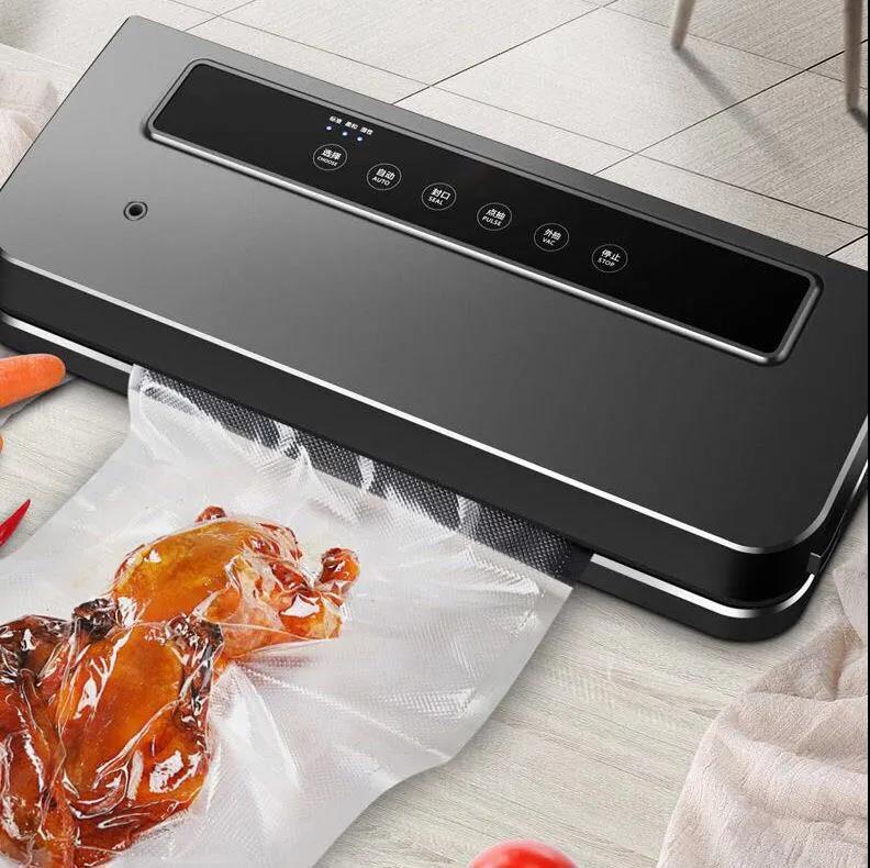 Include 10Pcs Bags Free Food Vacuum Sealer 220V/110V Automatic Commercial Household Food Vacuum Sealer Packaging Machine