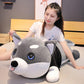 Husky Big Plush Pillow Doll Dog Pillow Bed Sleeping Pillow Girl Birthday Pillow Christmas Pillow