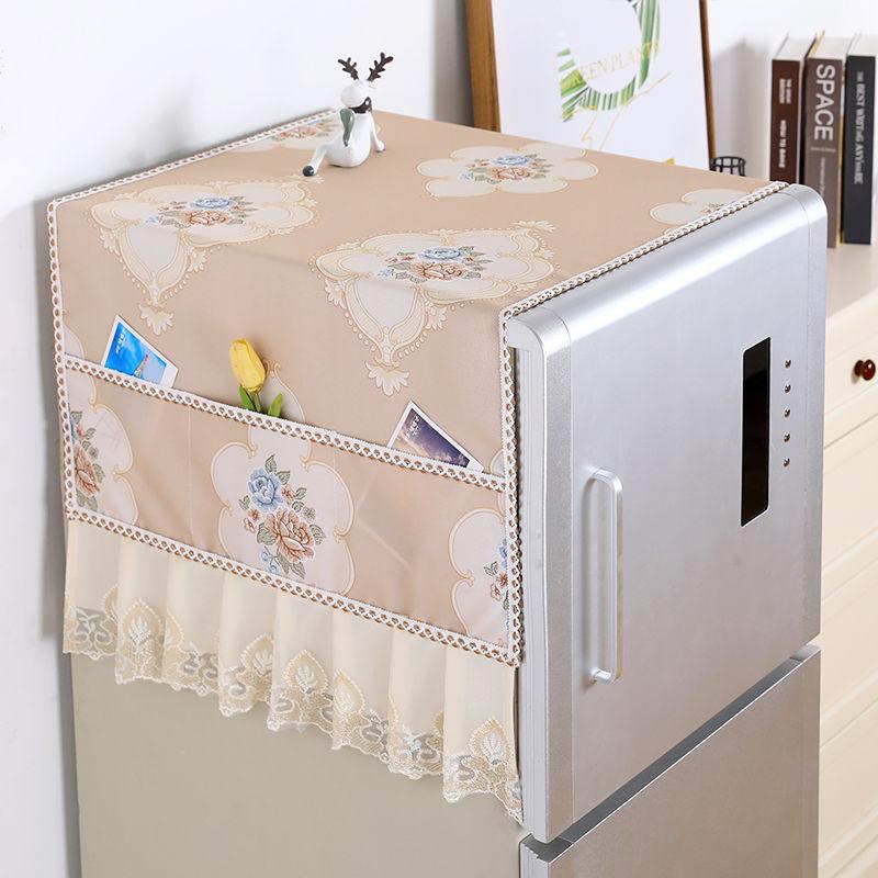 Waterproof Washing Machine Cover Fridge Dust Cover Household Dust Proof Covers with Storage Pockets