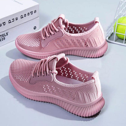 Shoes Women's Casual Shoes Pedal Breathable Wear-resistant Non-slip Lazy Shoes Lightweight and Comfortable Net Shoes