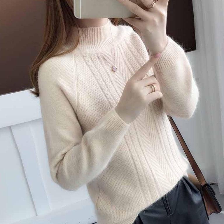 Cashmere Sweater Women Turtleneck Women's Plus Size Knitted Winter Women Warm Sweaters Female Jumper