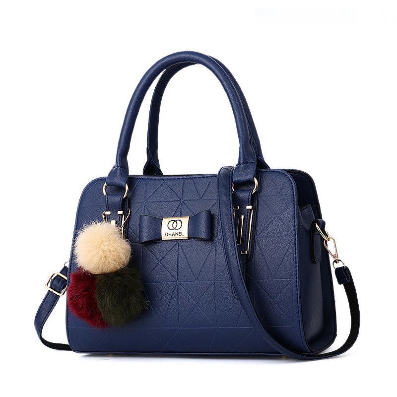 European and American style Shoulder Handbag Trendy wild Patent leather bag Big capacity Woman bag