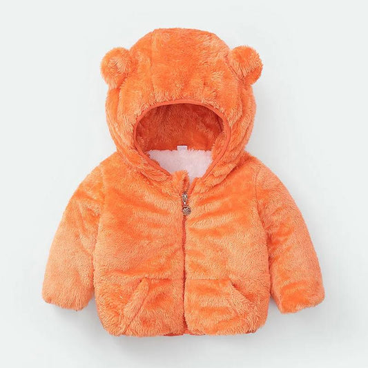 Children's Cotton Clothes for Infants and Young Children In Winter Plus Velvet Thickening for Boys and Girls To Keep Warm Top Jacket