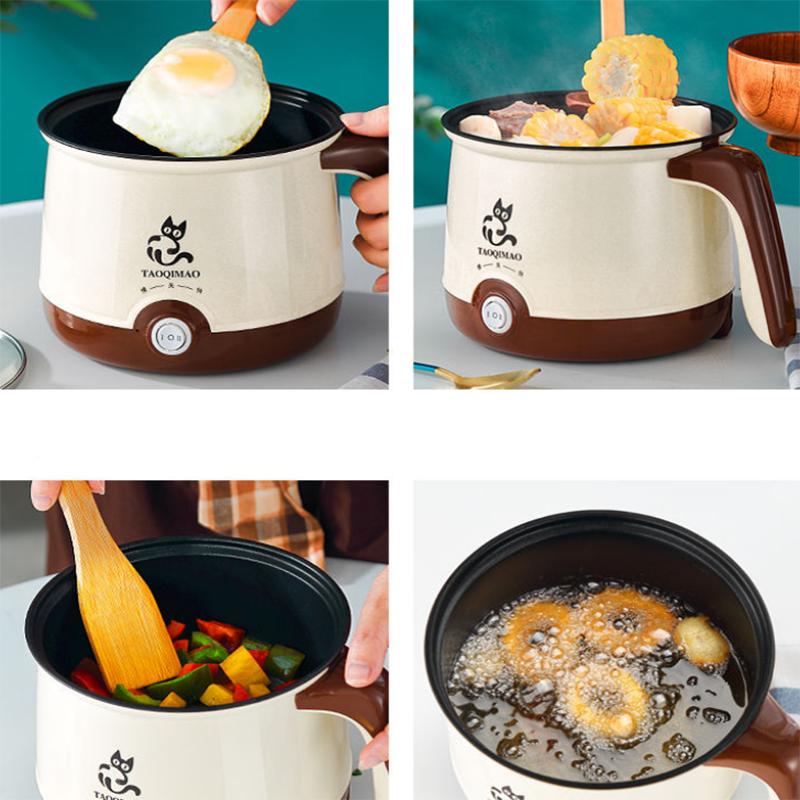 Non-stick Electric Frying Pan, Multifunctional Student Dormitory Artifact, Household Low-power Electric Steamer