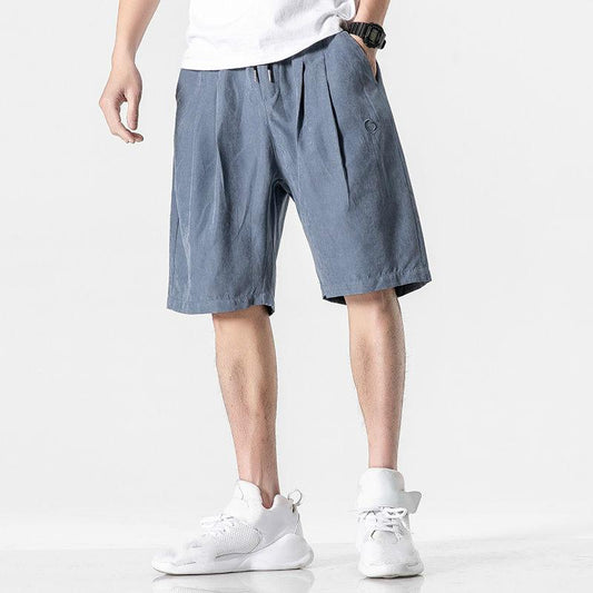 Summer Men's Shorts, Sports and Leisure, Men's Loose, Trendy Plus Size Five-point Pants