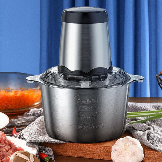 Household Electric Small Meat Grinder Automatic Mixer Multi-function Garlic and Vegetable Cooking Machine