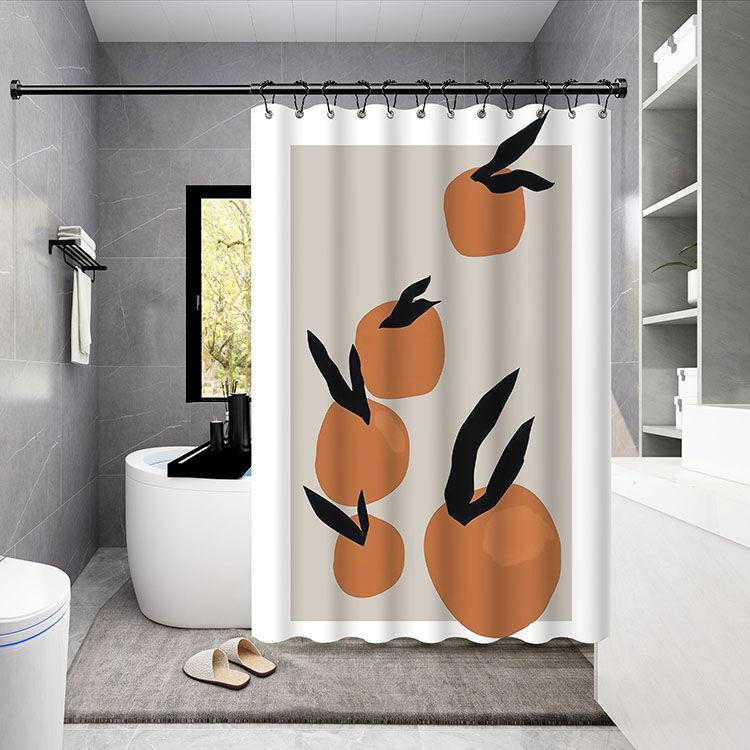 Bathroom Shower Curtain, Waterproof Cloth, Shower Curtain, Thickened Anti-mold Partition Curtain