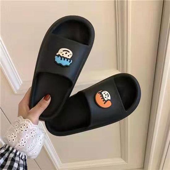 Couple Ins Wear Thick Bottom Slippers Ladies Summer Indoor Household Non-slip Bath Flip-flops Men's and Women's Same Style Sandals and Slippers