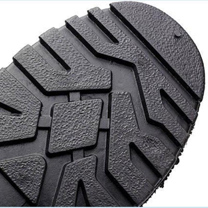 High Tube Rain Boots Men Thickened Middle Tube Rain Boots Warm Shoes Winter Water Shoes Cotton Rubber Shoes Plus Cotton Overshoes Car Wash Shoes