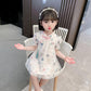 Baby Cheongsam Girl Costume Hanfu Performance Costume Chinese Style Princess Lace Dress