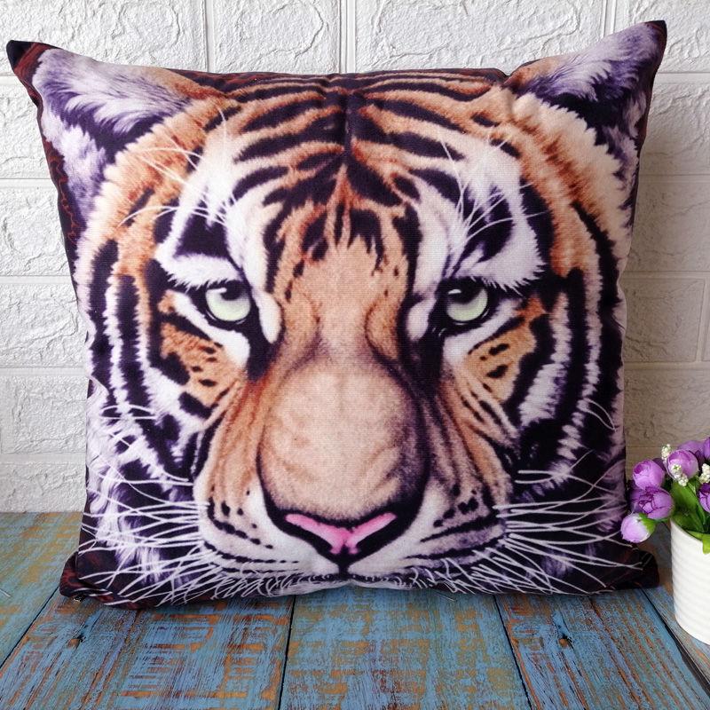 Washable Cushion Covers 3D Printed  Painted Pillowcase Decorative Christmas Cushion Cover for Sofa Case Pillows