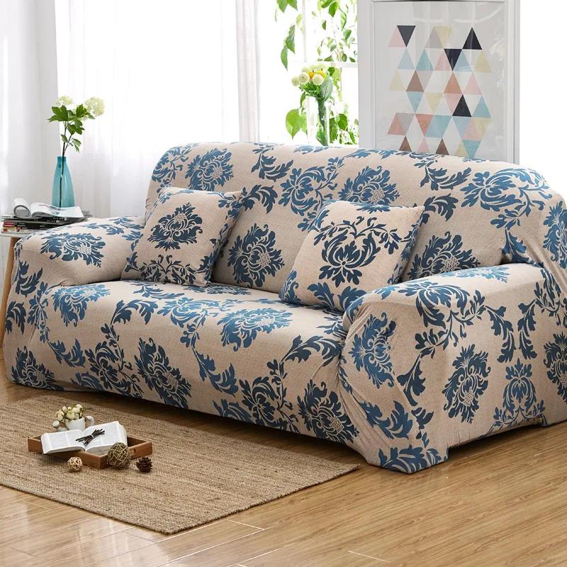 1/2/3/4 Seaters Flowers Sofa Covers Elastic Stretch Settee Couch Slipcover Protector Home Decor