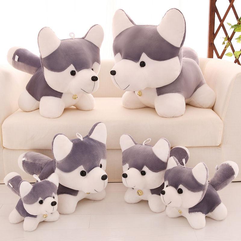 Lovely Hasky Plush Toy Hugging Pillow Puppy Pillow Cloth Doll Kids Birthday Gift