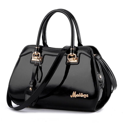 Trendy wild Patent leather bag Genuine Leather Woman bag European and American style handbag