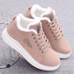 Women Autumn Velvet Plush Sports Shoes Female Winter Plus Size Cotton Shoes Sneakers All-match Warm Flat Shoes