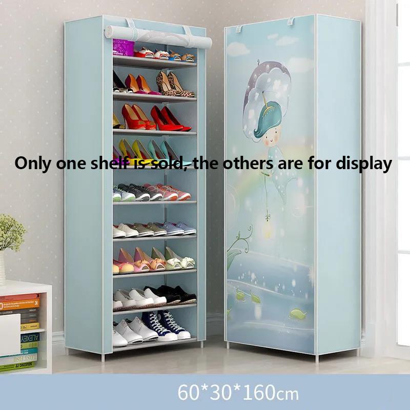 160cm High Household Stainless Steel Hanger Modern Style Bedroom Storage Cabinet Storage Rack Coat Hanger