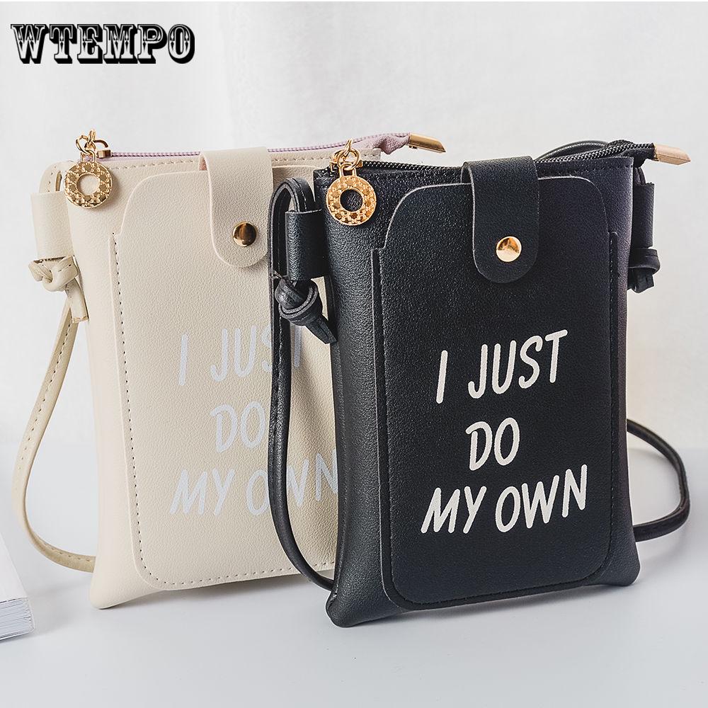 Women Crossbody Bag  Mini Bag Portable Solid Coin Purse Change Money Bag Phone Back