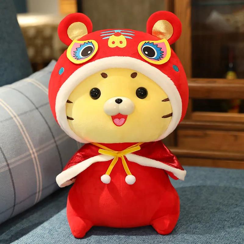 Children's Lovely Toys Festival Cute Soft Tiger Doll Household Doll Decoration Mascot Figure Toys