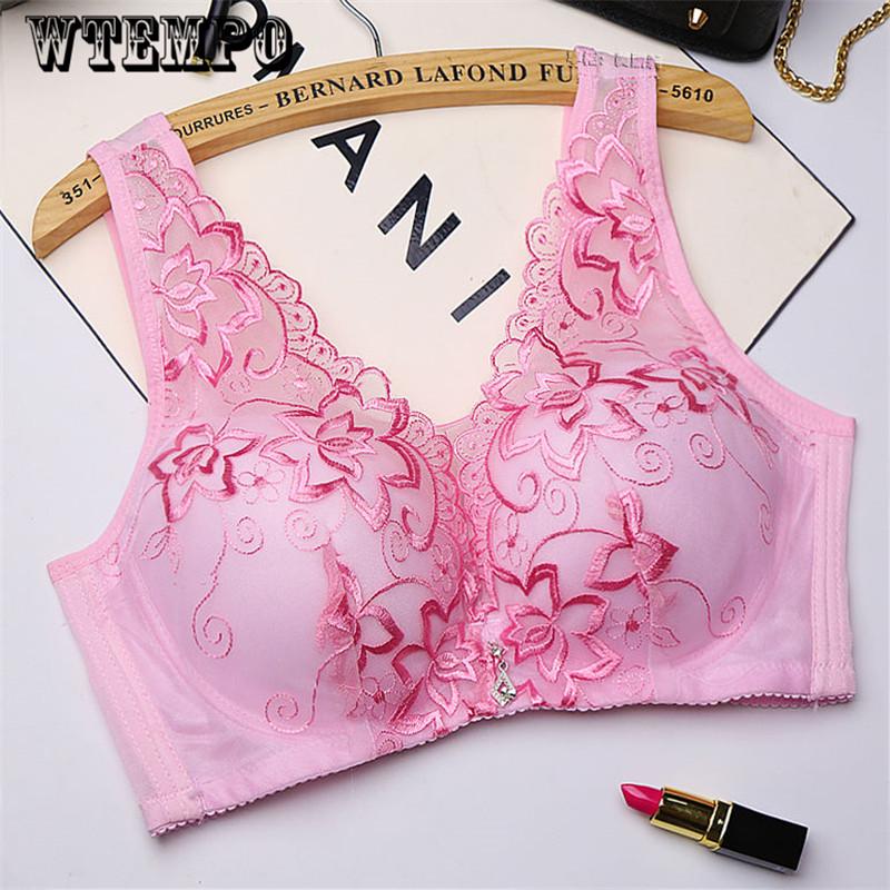 Women Sexy Lace Bra Big Size Super Push Up Bra Anti Emptied Brassiere Underwear Intimates Lingerie