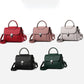 Simple Messenger Bag Women Leather Waterproof Anti-theft Large Capacity Square Handbag Shoulder Bag