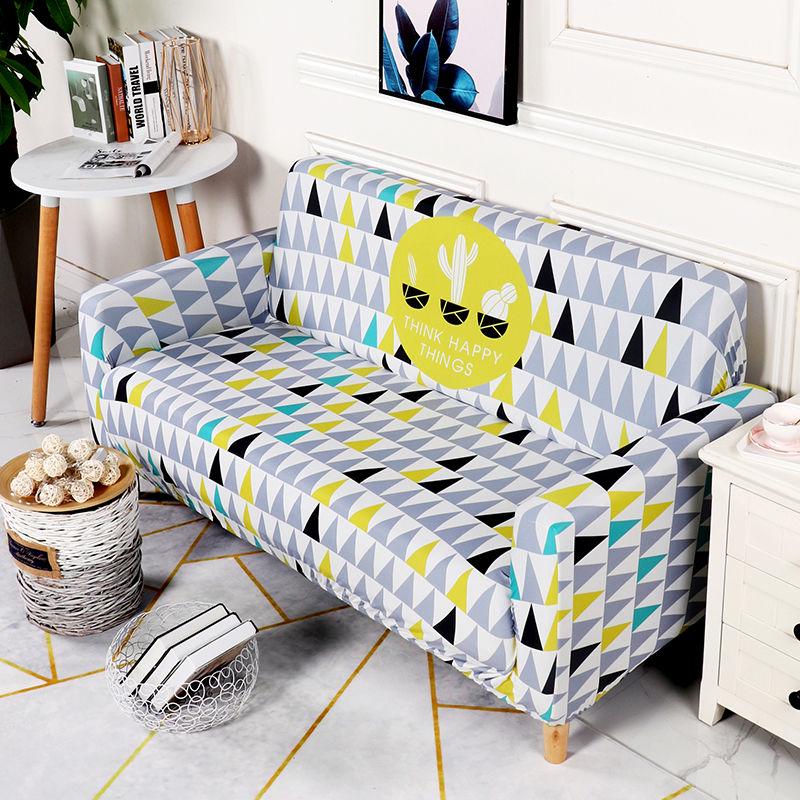 Geometric Sofa Cover  1/2/3/4 Seat Sofa Towel all-inclusive couch covers Elastic L Shape Slipcover