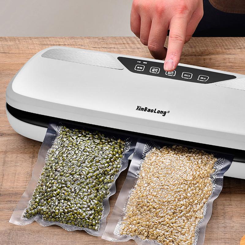 Best Food Vacuum Sealer  Automatic Commercial Household Food Vacuum Sealer Packaging Machine Include 10Pcs Bags Fresh-keeping