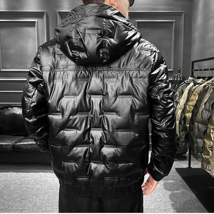 Winter High-quality Men's Down Jacket Korean Style Stand-up Collar Handsome Shiny Face Warm Thin Jacket for Men