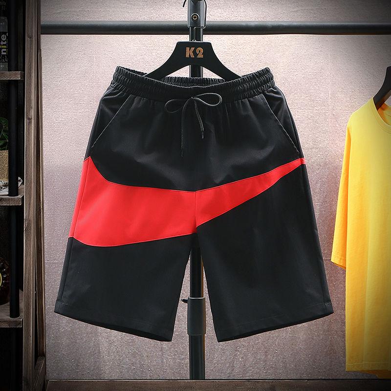 Summer Sports and Leisure Men's Shorts Loose Beach Five-point Pants Running Basketball Shorts