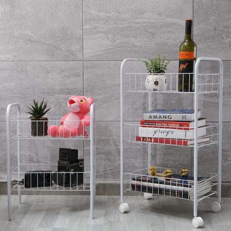 Metal Bathroom Kitchen Storage Rack Rack Seasoning Rack Multi-functional Storage and Finishing Large-capacity Rack Rack Kitchen Supplies