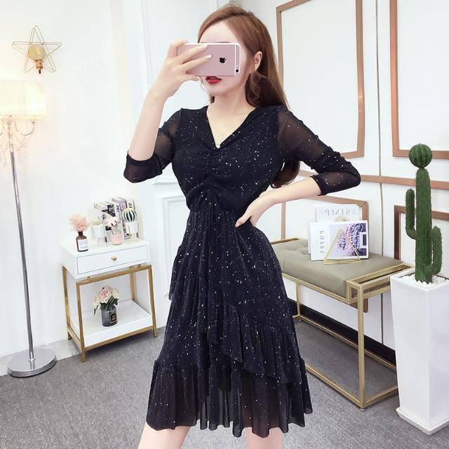 Long Sleeve Floral Maxi Dress Vintage High Waist A Line Big Swing Dress Women Dress Dinner Dresses