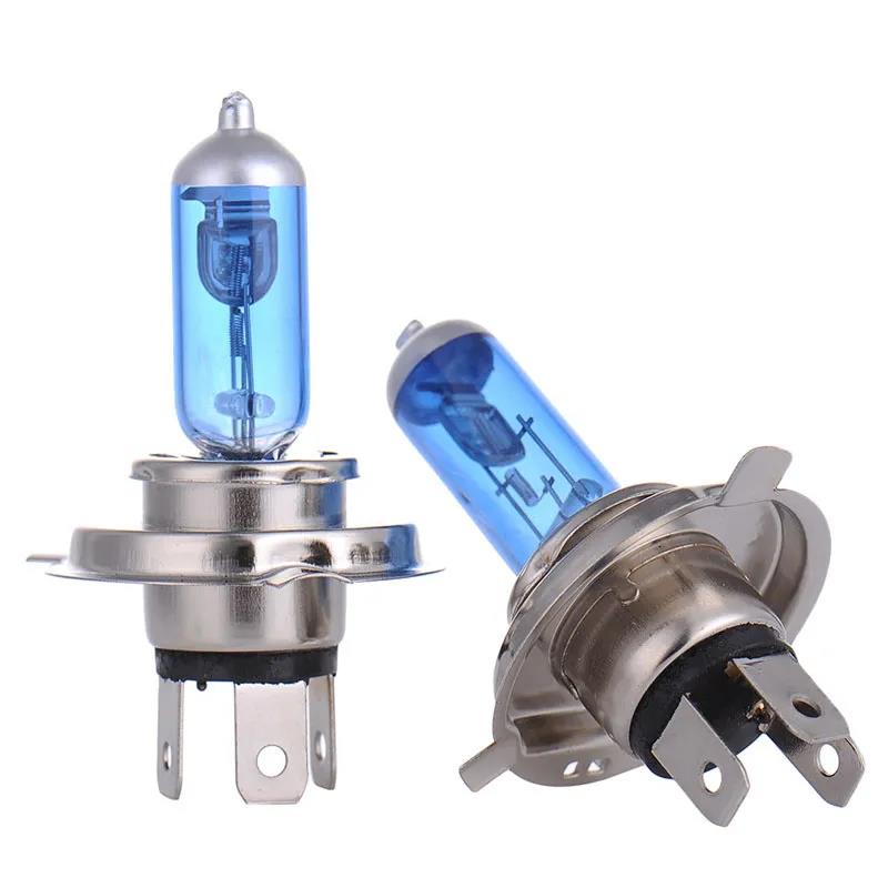 2pcs Car 5500K Car Bulb H4 H1 H7 H3 H11 9006 Hernia Lamp 12V Headlight Far and Near Light Bulb Super Bright White Light 100W