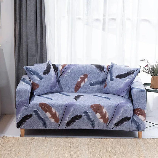 1/2/3/4 Seaters Fashion Fresh Style Sofa Cushion Stretch Couch Seat Cover Slipcover with One Free Pillow Case