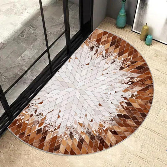 Semi-circular Entry House Home Household Foot Pedal Door Bed Door Anti-skid Pad Simple Wind Blanket