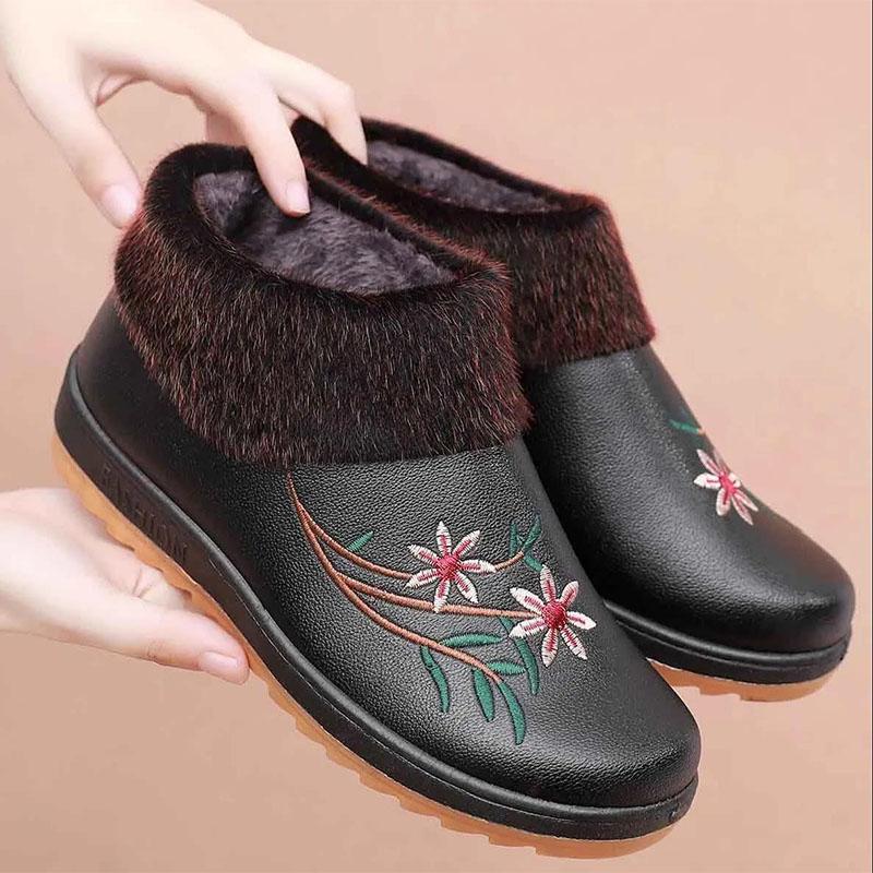 Women's Shoes Winter Plus Velvet Thickening Old Cotton Shoes Non-slip Soft Bottom Warm Shoes