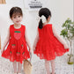 Summer Girls Dress 0-5 Years Old Baby Girl Skirt Baby Sleeveless Chiffon Vest Skirt Cute Cake Skirt Strawberry Skirt