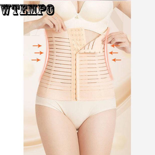 Slimming Breathable Body Waist Bandage Waist Seal Postpartum Women's Abdomen with Plastic