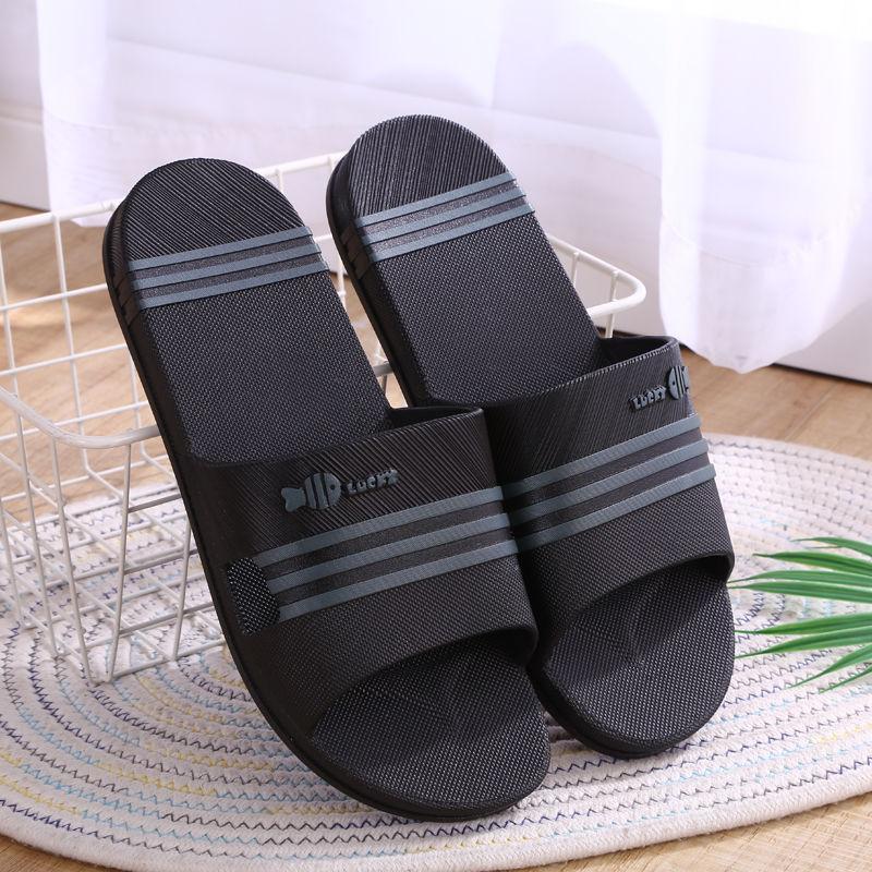 Summer Indoor and Outdoor Home Sandals and Slippers Men's Slippers Home Bathroom Bath Slippers