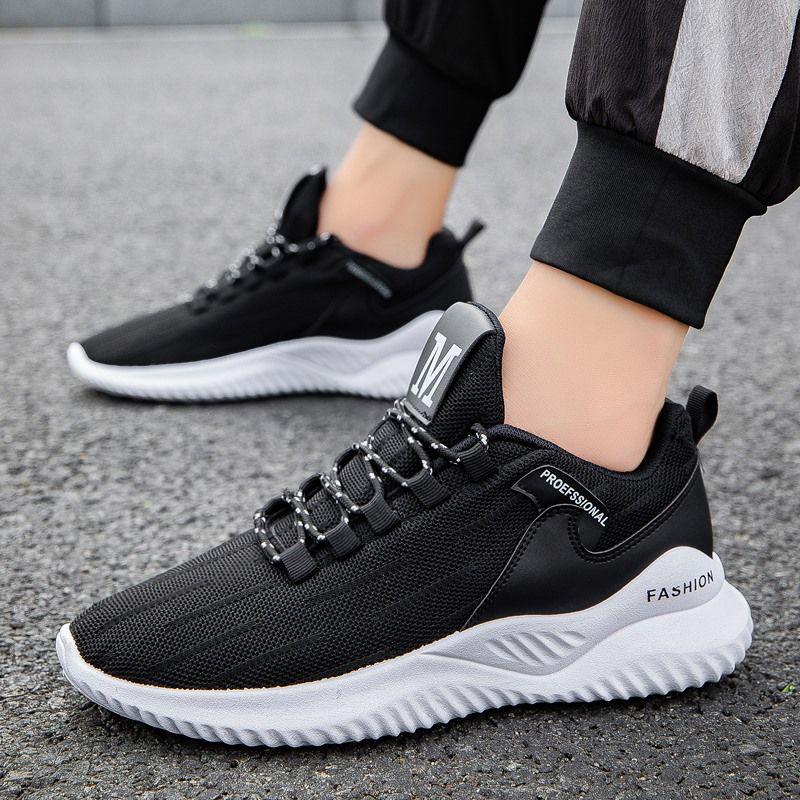 2020 Spring Men's Shoes Casual Board Shoes Korean Version of The Trend of Sports Running Wild Breathable Mesh Summer Shoes