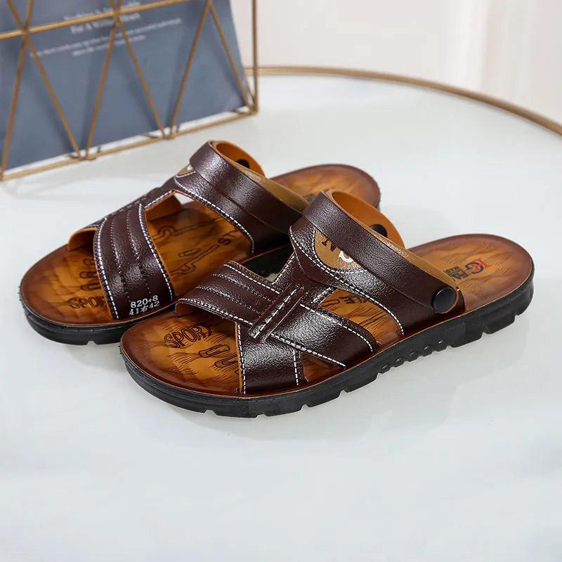 Beach Sandals Summer Dual-use Sandals and Slippers Men's Beach Shoes Korean Version Breathable Sandals Waterproof Sandals and Slippers