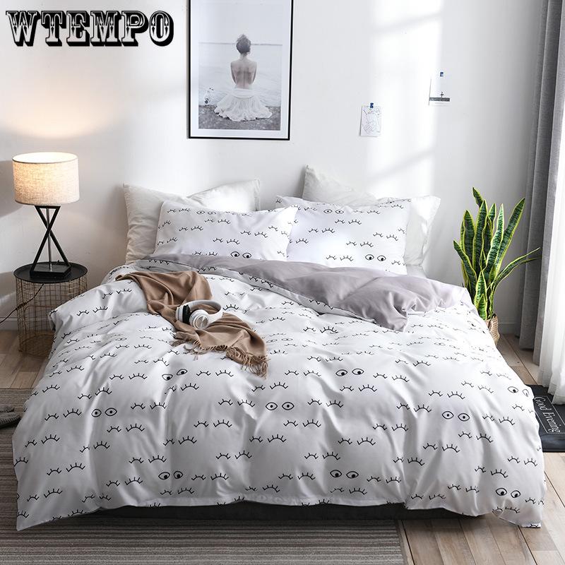 Bedding Set High Quality Butterfly Print Designed Duvet Covers Queen King Size Bedclothes